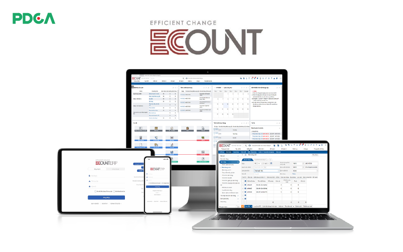 Ecount - Phần mềm quản lý doanh nghiệp miễn phí